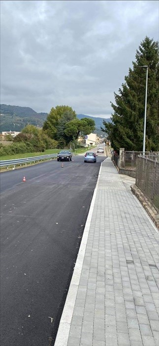 Lavori terminati in Via Fiorentina a Rufina