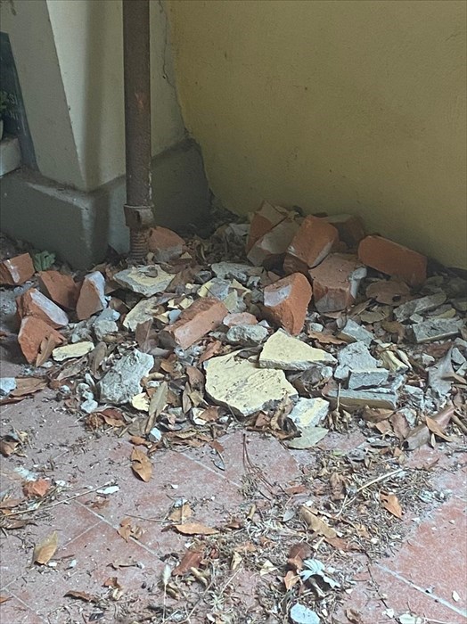 Foto denuncia del Cimitero comunale in Via Reni a Pontassieve