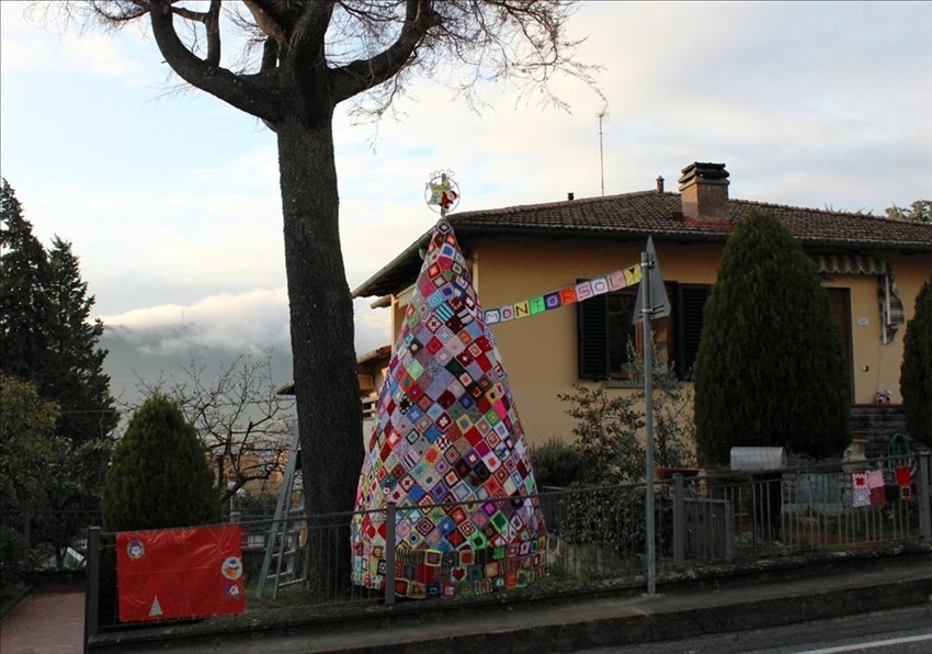 L'albero all'uncinetto