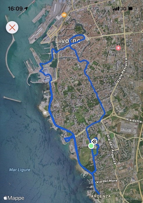 Percorso Livorno Half Marathon