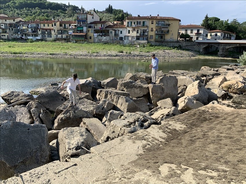 Riprese video alla pescaia dell'arte della lana