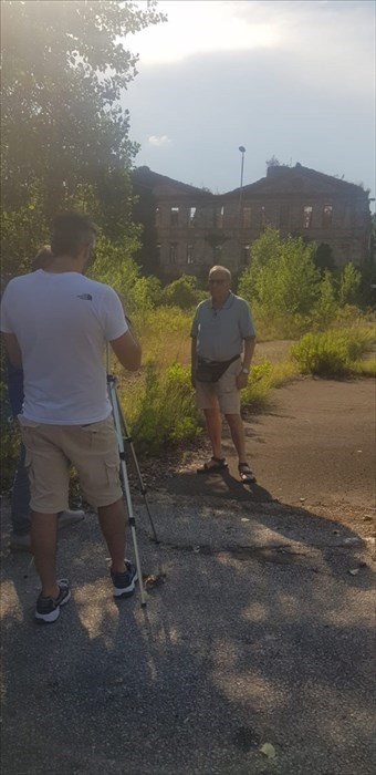 Backstage dell'intervista ad Andrea Ottanelli