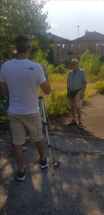 Backstage dell'intervista ad Andrea Ottanelli