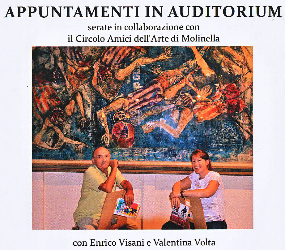 Enrico Visani i con Renzo Bonoli si racconta fra arte e sport