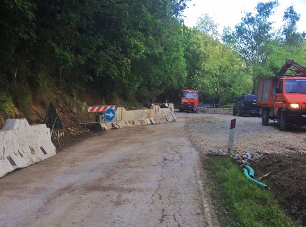 Via Colognolese a Pontassieve riaperta alla circolazione
