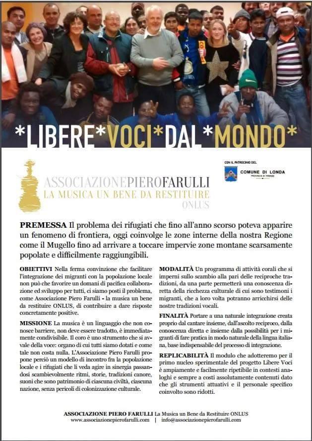 Londa non conosce barriere. In arrivo lo spettacolo Libere voci dal mondo