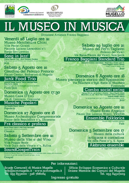 Museo in Musica. Gli appuntamenti del 2017