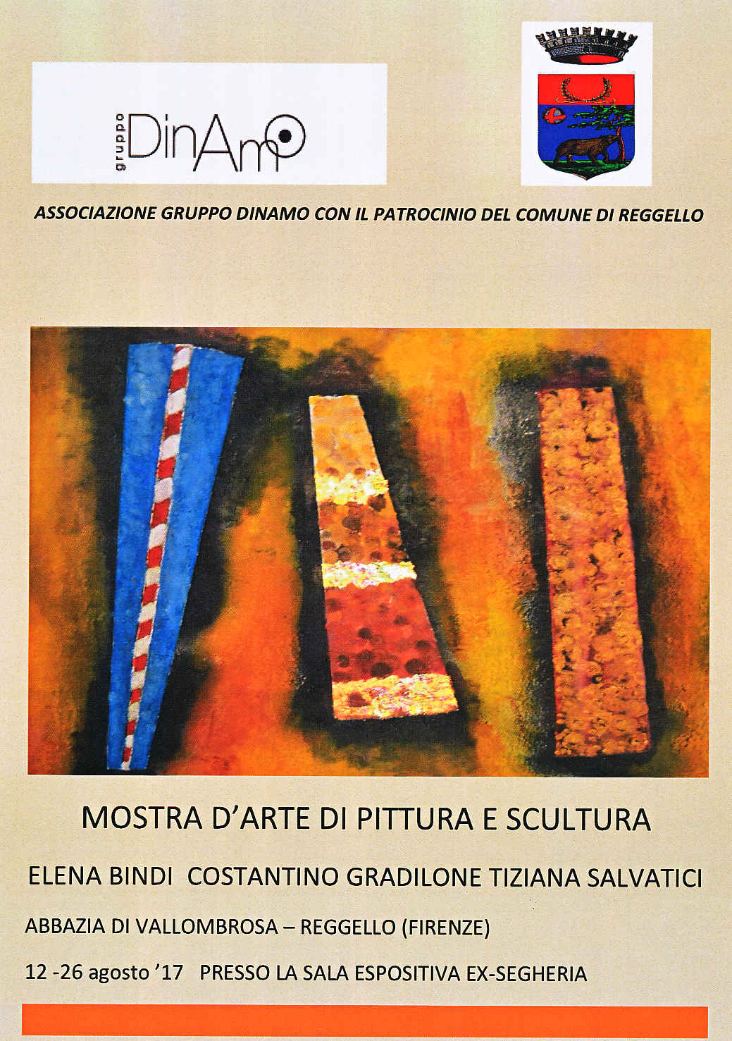 Il gruppo Dinamo in mostra a Vallombrosa. Le info sulla mostra