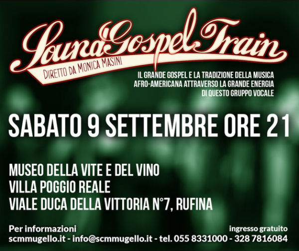 Il Gospel chiude con 'Museo in Musica' Sabato 9 Settembre a Rufina