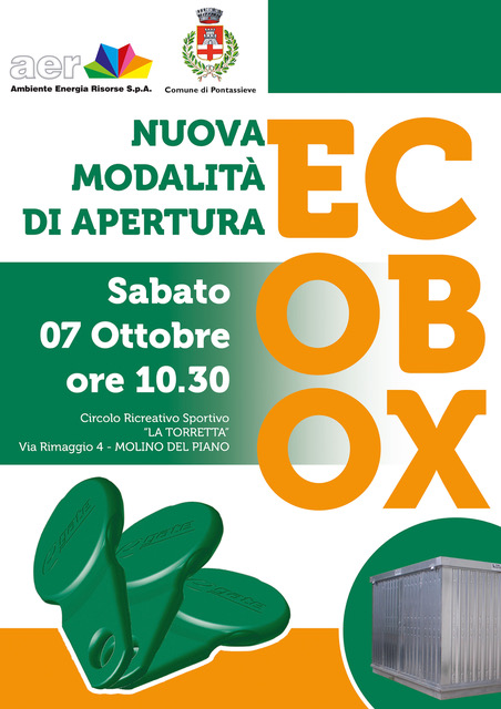 All'Eco-box di Molino del Piano si inaugura una nuova modalità di apertura
