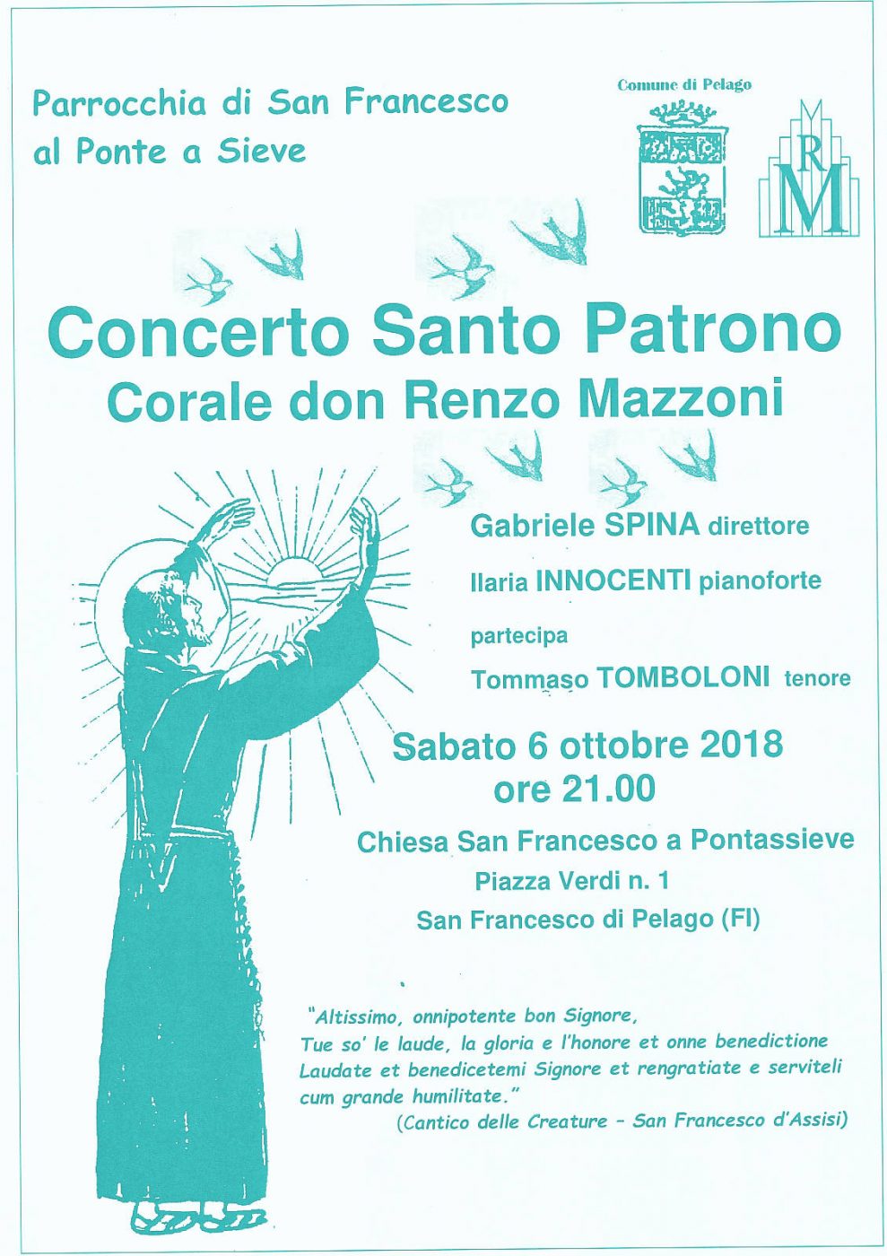 Concerto del Santo Patrono in San Francesco a Pelago