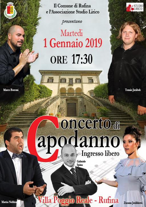 'Primo dell'anno' a Rufina: tradizionale concerto di lirica