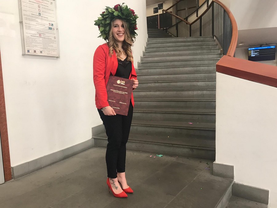 Martina, una dottoressa in redazione. I complimenti di OK!Mugello