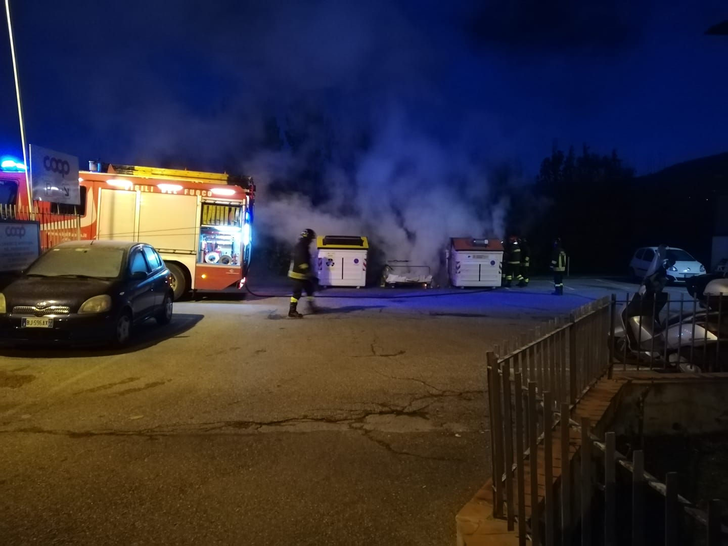 Pontassieve. Incendi in Viale Diaz e via di Rosano: Si sospetta pista pseudoanarchica