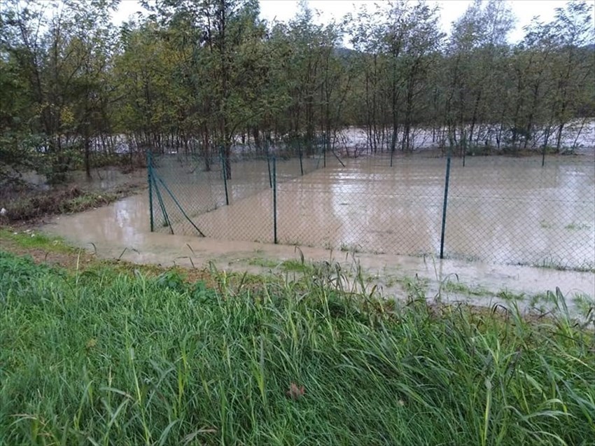 Area cani allagata a Rufina