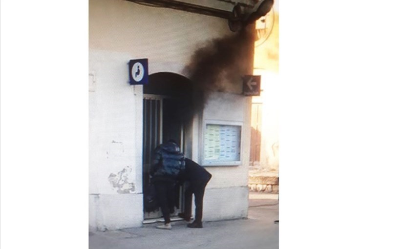 Incendio Stazione di Contea -Londa