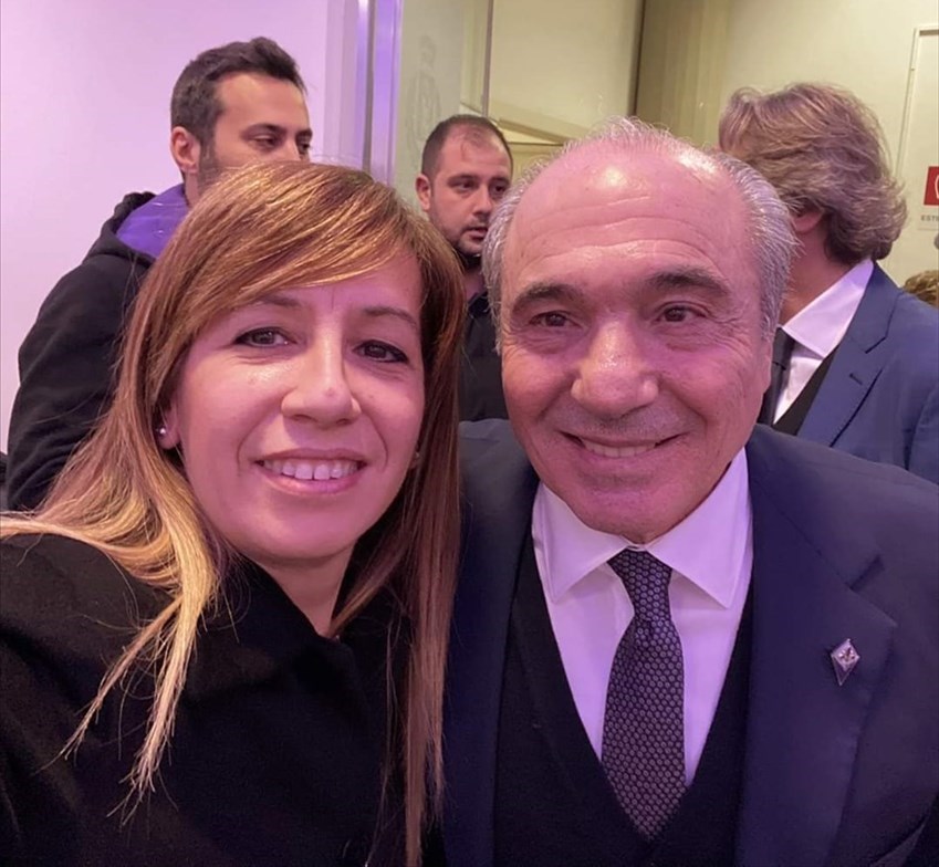 Monica Marini e Rocco Commisso