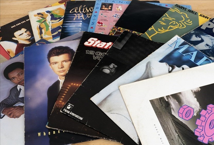 Dischi in vinile, anni '80