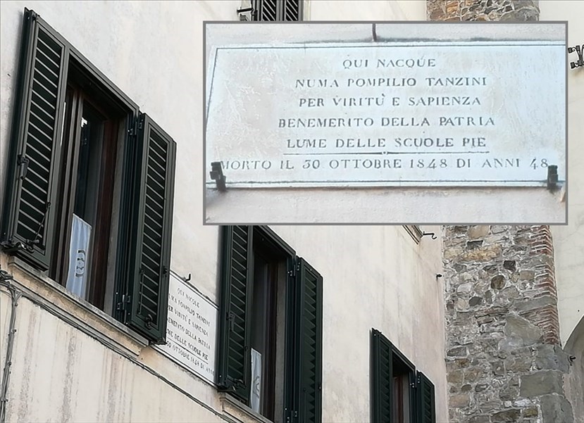 Scoperta la targa dedicata al pontassievese illustre Domenico Tanzini