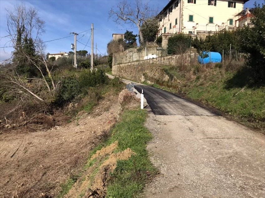 Lavori di manutenzione della frazione di Masseto (Rufina)