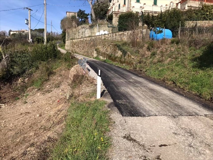 Lavori di manutenzione della frazione di Masseto (Rufina)