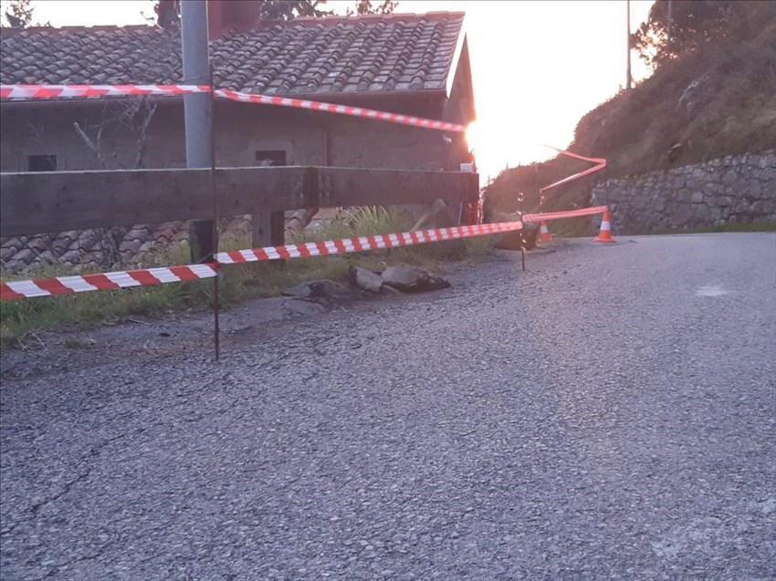 Segnalazione strade nella frazione di Ferrano (Pelago) , 22 febbraio 2020