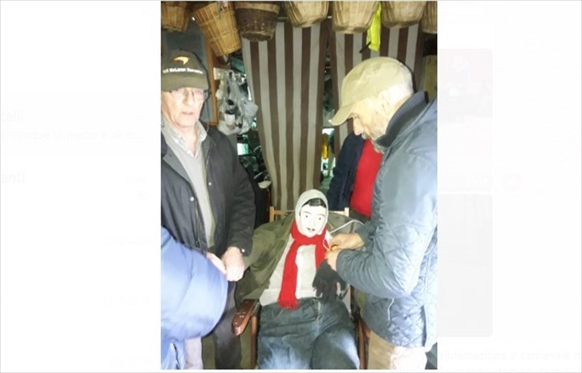 Rievocazione storica 2020 ""Il funerale di Cecco"" a Castagno d'Andrea