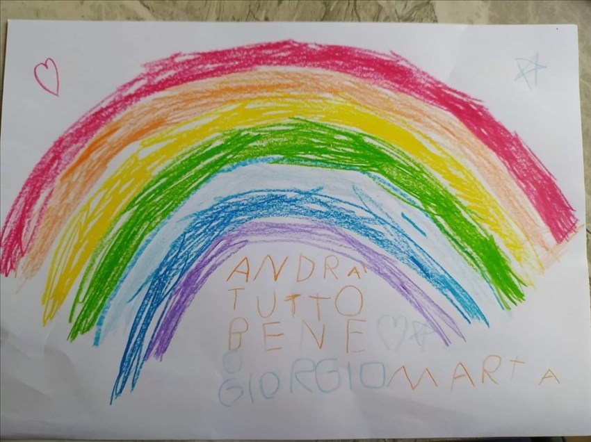 Il disegno di Giorgio e Marta - Foto di Maria Riverso