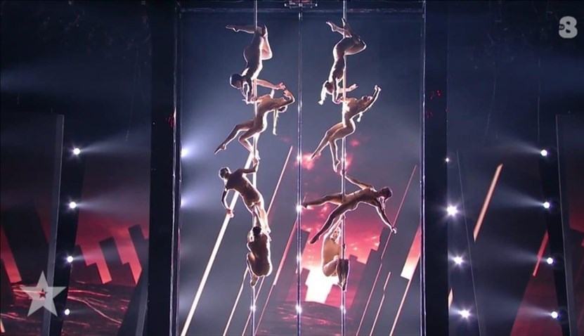 Finale di Italia's Got Talent della Compagnia Colonna con la siecese Francesca Prini