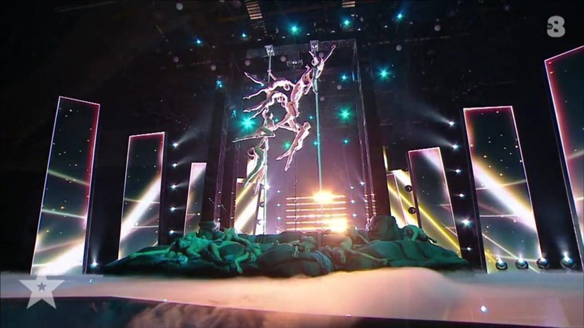 Allenamenti e Finale di Italia's Got Talent della Compagnia Colonna di Firenze