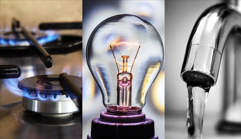 Acqua, luce e gas
