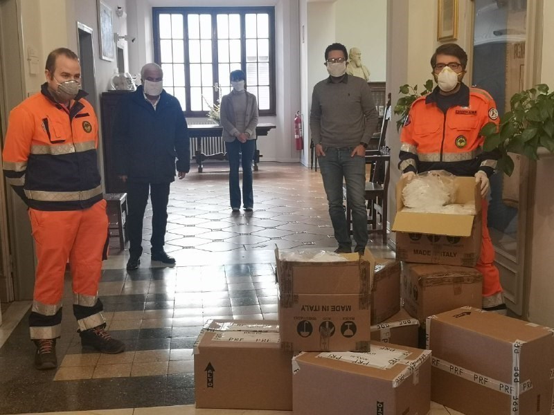 Distribuzione mascherine Rignano