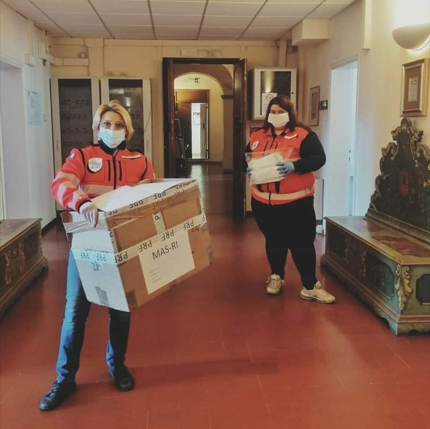 Consegna mascherine Pontassieve