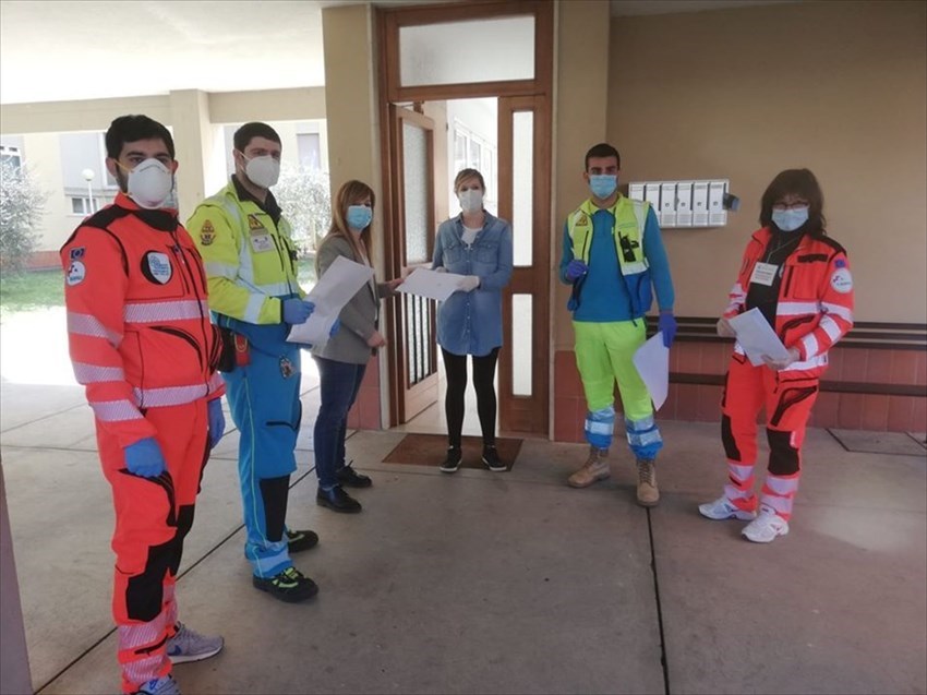 Consegna mascherine a Pontassieve