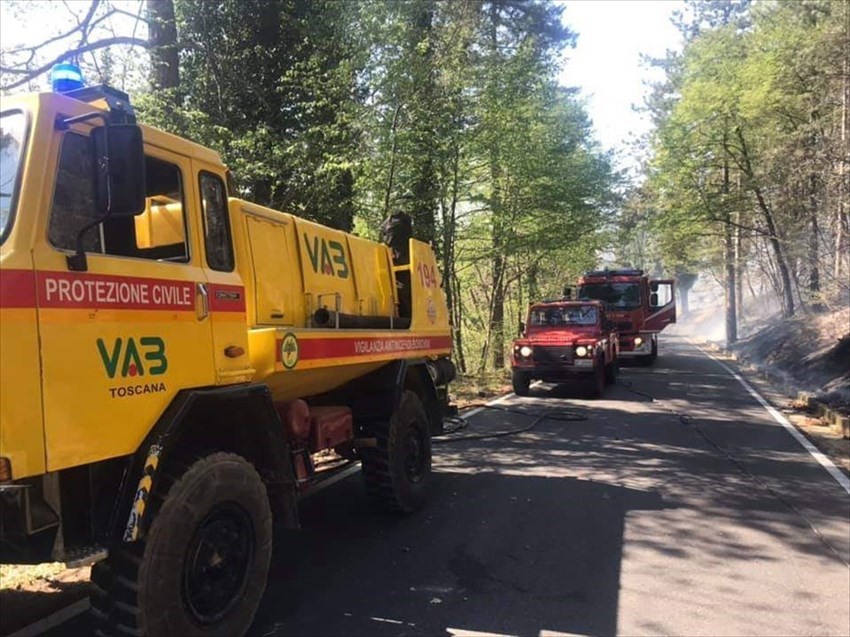 Incendio a Pretognano