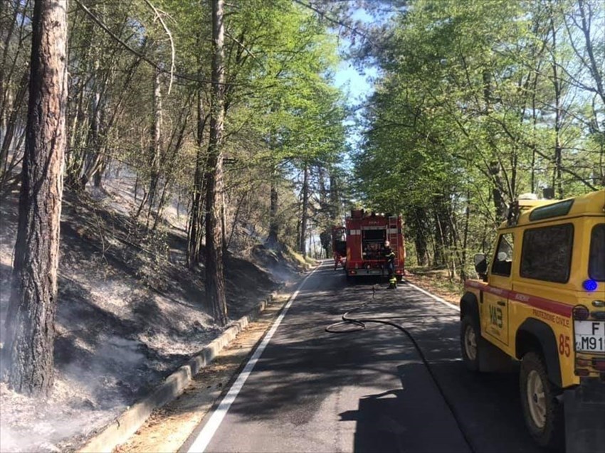 Incendio a Pretognano