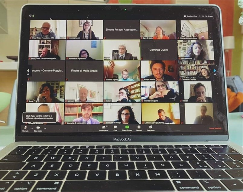 L'incontro virtuale coordinato fra Pontassieve e WRF su Green deal