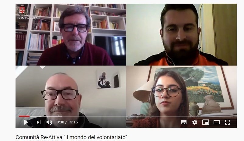 Una delle interviste della rubrica ""Comunità Re-attiva"" patrocinato dal Comune di Pontassieve e condotta da Giacomo De Bastiani
