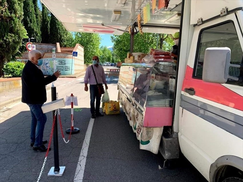 Primo mercato a Rignano della Fase 2