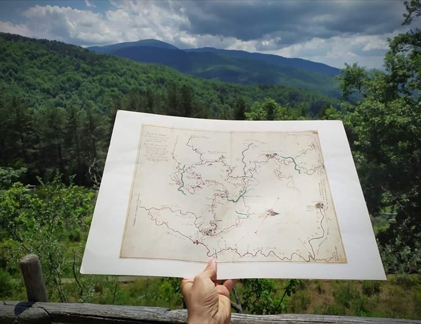 Sulle orme di San Francesco, sentiero che va da Pomino-Berceto (Madonna dei Fossi) a Borselli