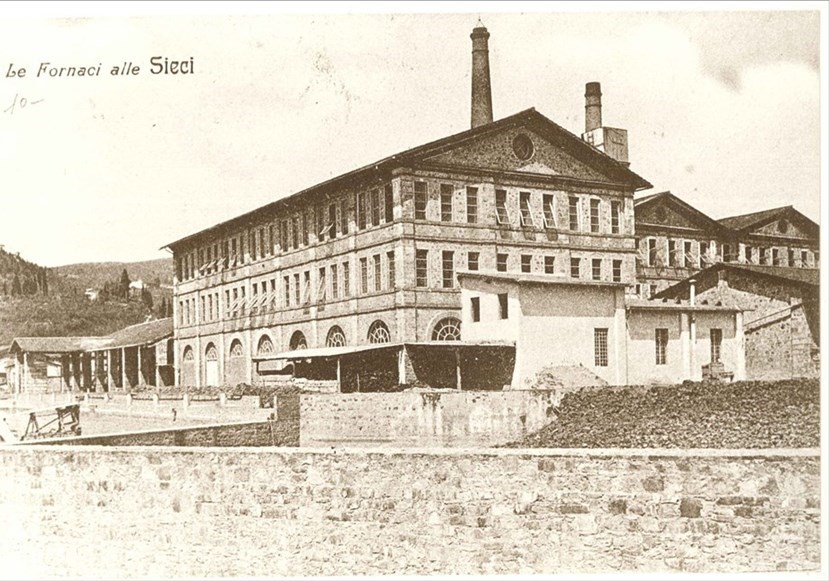 Ceramiche Brunelleschi a Sieci, foto d'epoca