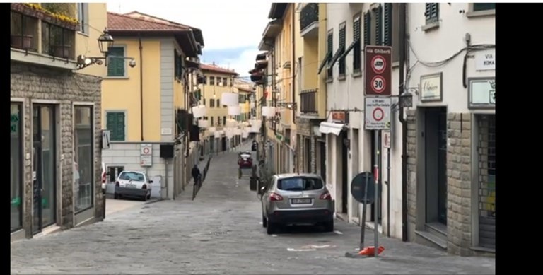 Borgo di Pontassieve durante l'emergenza Coronavirus