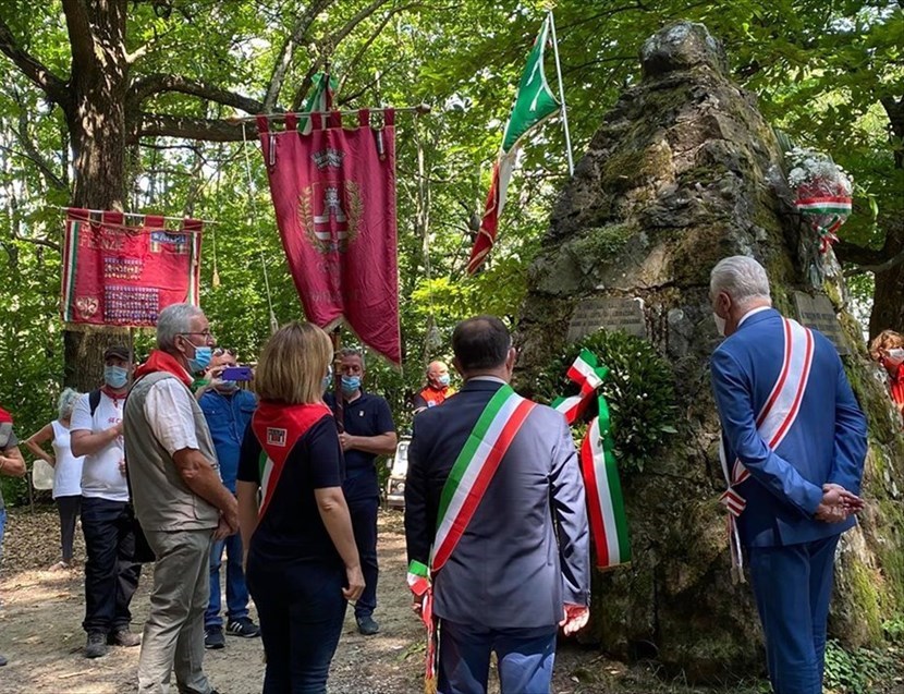 Raduno partigiani a Monte Giovi, edizione 2020