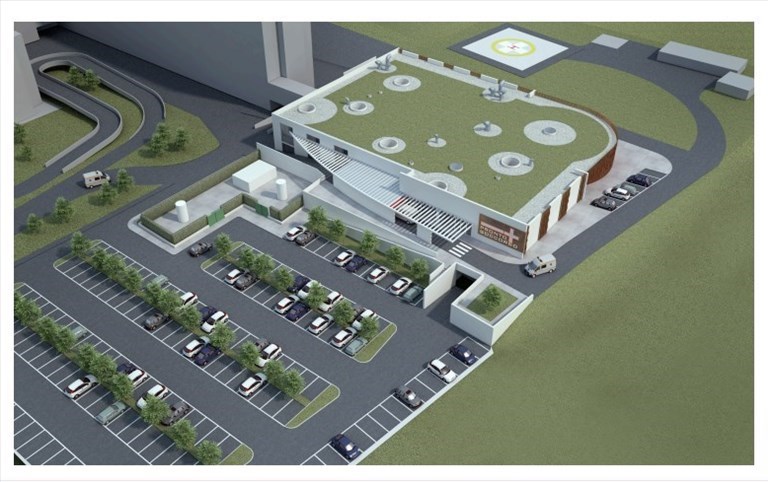 Rander del nuovo Pronto soccorso del Santa Maria Annunziata