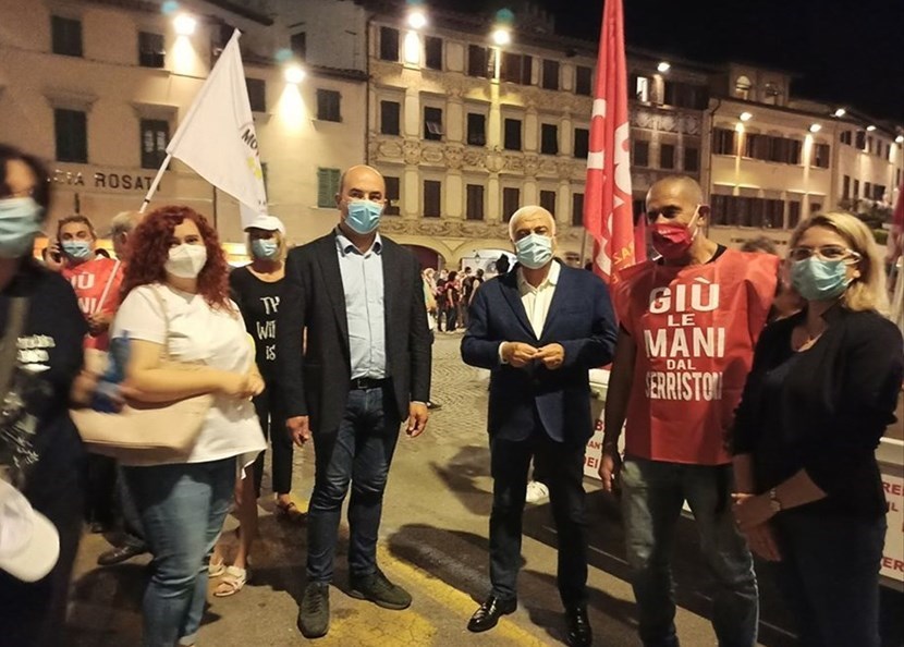 Manifestazione ""Giù le mani dal Serristori"" - 26 giugno 2020