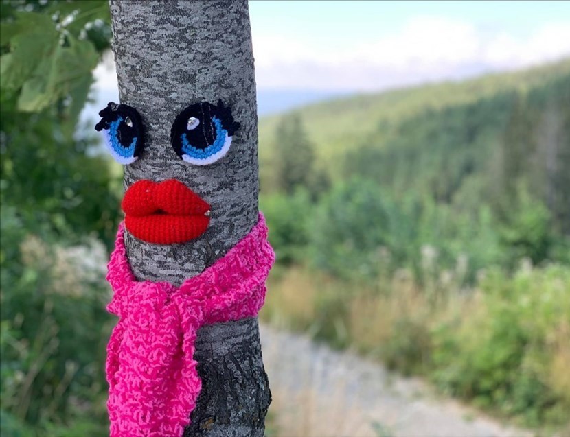 Lavori per il progetto Colora la Consuma - Art on the road""  dell'associazione consuma creativa