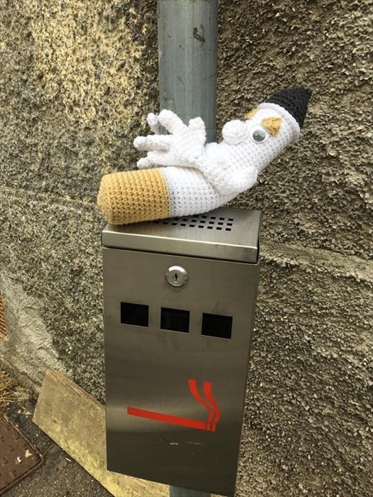 Lavori per il progetto Colora la Consuma - Art on the road""  dell'associazione consuma creativa