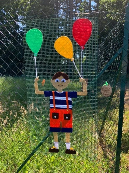 Lavori per il progetto Colora la Consuma - Art on the road""  dell'associazione consuma creativa