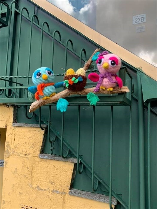 Lavori per il progetto Colora la Consuma - Art on the road""  dell'associazione consuma creativa