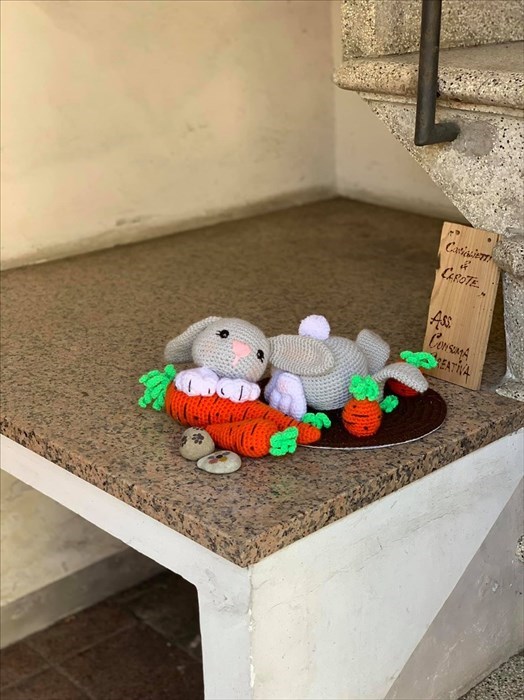 Lavori per il progetto Colora la Consuma - Art on the road""  dell'associazione consuma creativa